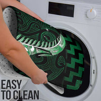 Green Matariki New Zealand Bathroom Set Maori Poutama Galaxy Vibes - Polynesian Pride