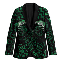 Green Matariki New Zealand Blazer Maori Poutama Galaxy Vibes - Polynesian Pride