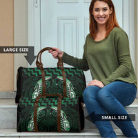 Green Matariki New Zealand Travel Bag Maori Poutama Galaxy Vibes - Polynesian Pride