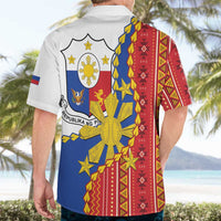 Philippines Independence Day Hawaiian Shirt Pilipinas Sun Stars Igorot Pattern