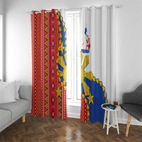 Philippines Independence Day Window Curtain Pilipinas Sun Stars Igorot Pattern