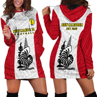 New Caledonia Football Hoodie Dress Polynesian Pattern Sporty Style LT14 - Polynesian Pride