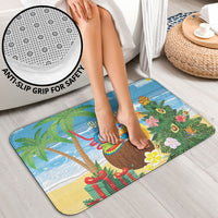 Chilling Parrot Hawaii Summer Christmas Personalized Bathroom Set It's 5 O'Clock Somewhere Beachy Vibes