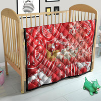 New Zealand Christmas In July Quilt Funny Santa Sheep Meri Kirihimete Red