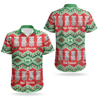 New Zealand Christmas In July Couples Matching Mermaid Dress and Hawaiian Shirt Meri Kirihimete Hei Tiki Taniko Motifs Seamless LT14 - Polynesian Pride