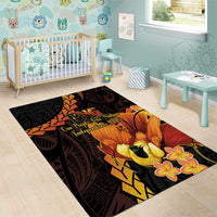 Papua New Guinea Independence Day Area Rug 50th Anniversary Papua Niu Gini Bird Of Paradise LT14