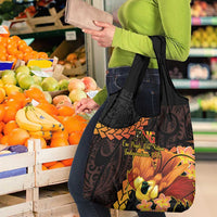 Papua New Guinea Independence Day Grocery Bag 50th Anniversary Papua Niu Gini Bird Of Paradise LT14