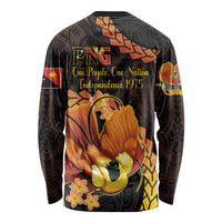 Papua New Guinea Independence Day Long Sleeve Shirt 50th Anniversary Papua Niu Gini Bird Of Paradise LT14
