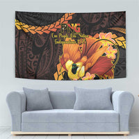 Papua New Guinea Independence Day Tapestry 50th Anniversary Papua Niu Gini Bird Of Paradise LT14