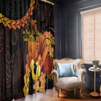 Papua New Guinea Independence Day Window Curtain 50th Anniversary Papua Niu Gini Bird Of Paradise LT14