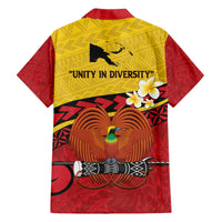 Papua New Guinea Independence Day Family Matching Off Shoulder Short Dress and Hawaiian Shirt Since 1975 Unity In Diversity