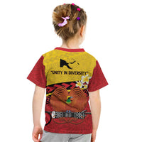Papua New Guinea Independence Day Kid T Shirt Since 1975 Unity In Diversity