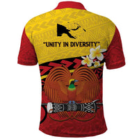 Papua New Guinea Independence Day Polo Shirt Since 1975 Unity In Diversity