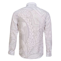 Samoa White Sunday Family Matching Short Sleeve Bodycon Dress and Hawaiian Shirt Lotu Tamaiti Siapo With Teuila