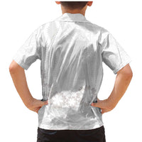 Tonga White Sunday Family Matching Mermaid Dress and Hawaiian Shirt Manuia le Aso Sa o Tamaiti Heilala With Ngatu Pattern