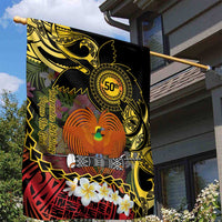 Papua New Guinea 50th Independence Anniversary Garden Flag Independen Stet bilong Papua Niu Gini LT14
