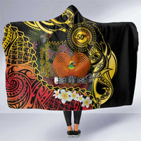Papua New Guinea 50th Independence Anniversary Hooded Blanket Independen Stet bilong Papua Niu Gini LT14
