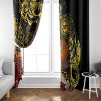 Papua New Guinea 50th Independence Anniversary Window Curtain Independen Stet bilong Papua Niu Gini LT14