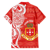 Personalised Kolisi Tonga Hawaiian Shirt Mate Maa Tonga Ngatu Pattern - Polynesian Pride
