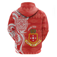 Personalised Kolisi Tonga Hoodie Mate Maa Tonga Ngatu Pattern - Polynesian Pride