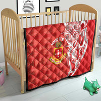 Personalised Kolisi Tonga Quilt Mate Maa Tonga Ngatu Pattern - Polynesian Pride