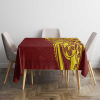 Personalised Tonga High School Tablecloth THS Tongan Ngatu Pattern - Polynesian Pride