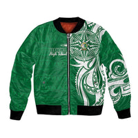 Personalised Liahona - Saineha High School Bomber Jacket Tongan Ngatu Pattern - Polynesian Pride