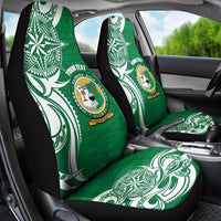 Personalised Liahona - Saineha High School Car Seat Cover Tongan Ngatu Pattern - Polynesian Pride