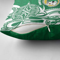 Personalised Liahona - Saineha High School Pillow Cover Tongan Ngatu Pattern - Polynesian Pride