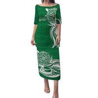 Personalised Liahona - Saineha High School Puletasi Tongan Ngatu Pattern - Polynesian Pride