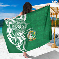 Personalised Liahona - Saineha High School Sarong Tongan Ngatu Pattern - Polynesian Pride