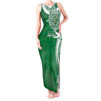 Personalised Liahona - Saineha High School Tank Maxi Dress Tongan Ngatu Pattern - Polynesian Pride