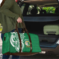 Personalised Liahona - Saineha High School Travel Bag Tongan Ngatu Pattern - Polynesian Pride