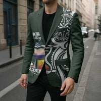 Personalised Tonga Takuilau College Blazer Est 1975 Tongan Ngatu Pattern - Polynesian Pride