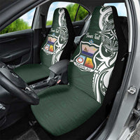 Personalised Tonga Takuilau College Car Seat Cover Est 1975 Tongan Ngatu Pattern - Polynesian Pride