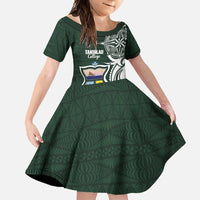 Personalised Tonga Takuilau College Family Matching Mermaid Dress and Hawaiian Shirt Est 1975 Tongan Ngatu Pattern - Polynesian Pride