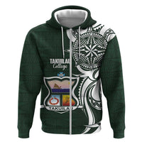 Personalised Tonga Takuilau College Hoodie Est 1975 Tongan Ngatu Pattern - Polynesian Pride