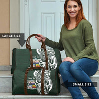 Personalised Tonga Takuilau College Travel Bag Est 1975 Tongan Ngatu Pattern - Polynesian Pride