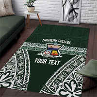 Personalised Tonga Takuilau College Area Rug 50th Anniversary Ngatu Kupesi - Polynesian Pride