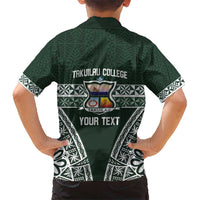 Personalised Tonga Takuilau College Hawaiian Shirt 50th Anniversary Ngatu Kupesi - Polynesian Pride