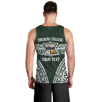 Personalised Tonga Takuilau College Men Tank Top 50th Anniversary Ngatu Kupesi - Polynesian Pride