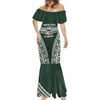 Personalised Tonga Takuilau College Mermaid Dress 50th Anniversary Ngatu Kupesi - Polynesian Pride