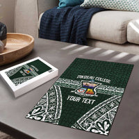Personalised Tonga Takuilau College Puzzle 50th Anniversary Ngatu Kupesi - Polynesian Pride