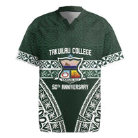 Personalised Tonga Takuilau College Rugby Jersey 50th Anniversary Ngatu Kupesi - Polynesian Pride