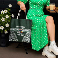 Personalised Tonga Takuilau College Tote Bag 50th Anniversary Ngatu Kupesi - Polynesian Pride