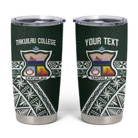 Personalised Tonga Takuilau College Tumbler Cup 50th Anniversary Ngatu Kupesi - Polynesian Pride