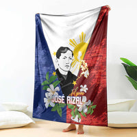 Philippines Rizal Day Blanket Filipino Sampaguita Grunge Style - Polynesian Pride