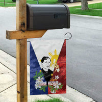 Philippines Rizal Day Garden Flag Filipino Sampaguita Grunge Style - Polynesian Pride