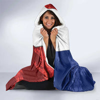 Philippines Rizal Day Hooded Blanket Filipino Sampaguita Grunge Style - Polynesian Pride