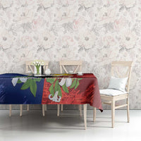 Philippines Rizal Day Tablecloth Filipino Sampaguita Grunge Style - Polynesian Pride